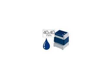 Sello automatico brother 40 mm x 40 mm azul