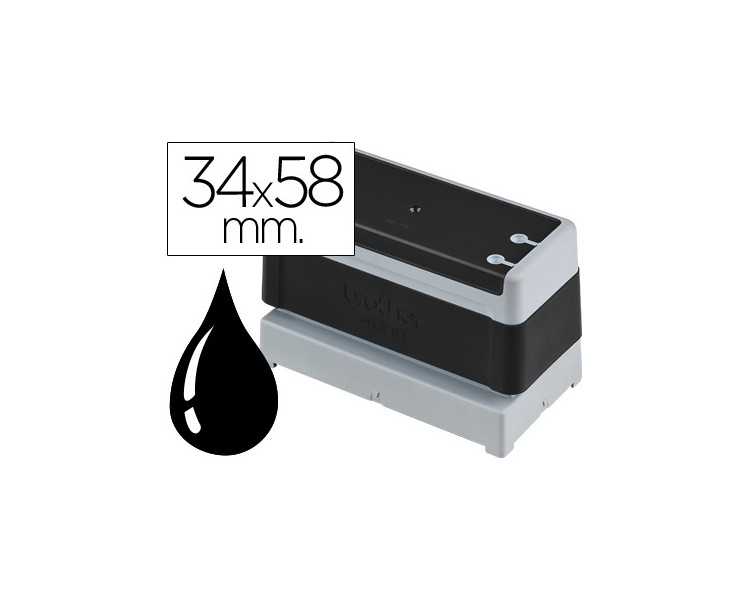 Sello automatico brother 34 mm x 58 mm negro