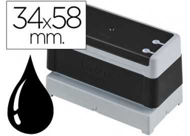 Sello automatico brother 34 mm x 58 mm negro