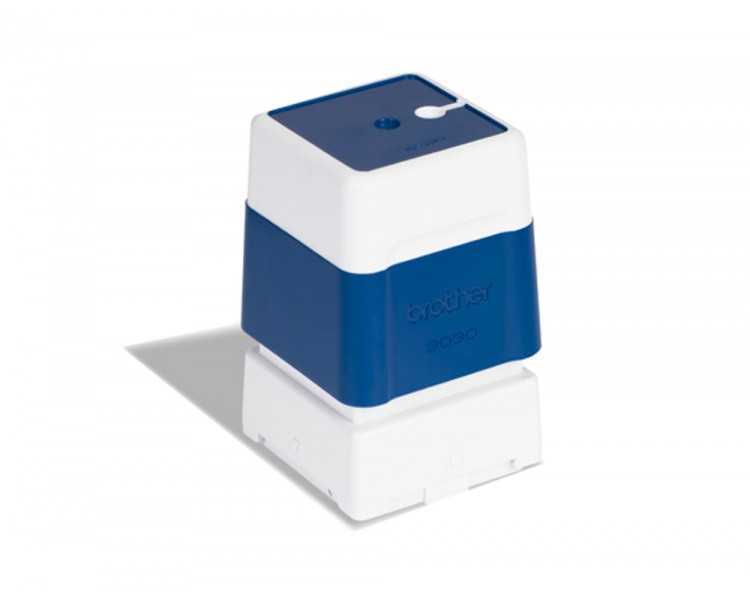 Sello automatico brother 30 mm x 30 mm azul