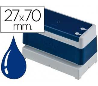 Sello automatico brother 27 mm x 70 mm azul