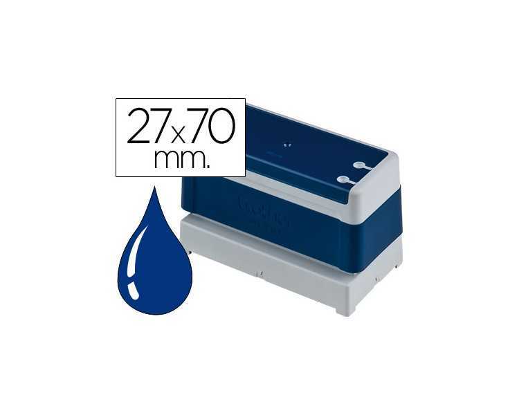 Sello automatico brother 27 mm x 70 mm azul