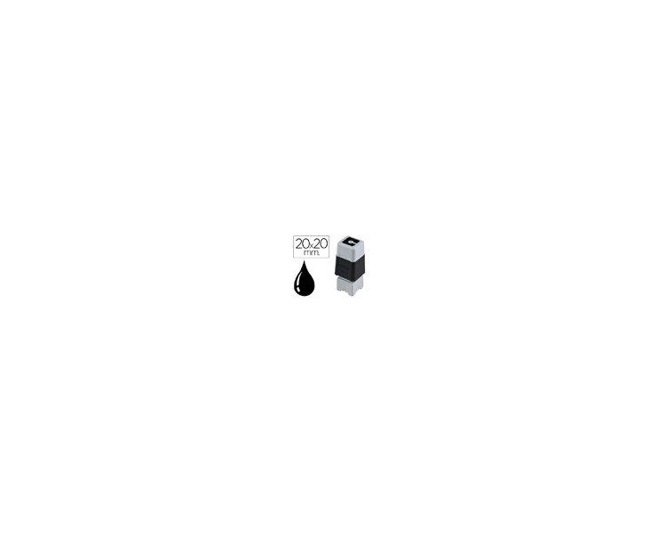 Sello automatico brother 20 mm x 20 mm negro