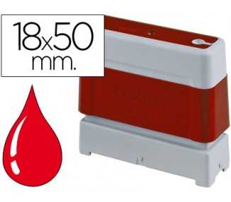 Sello automatico brother 18 mm x 50 mm rojo