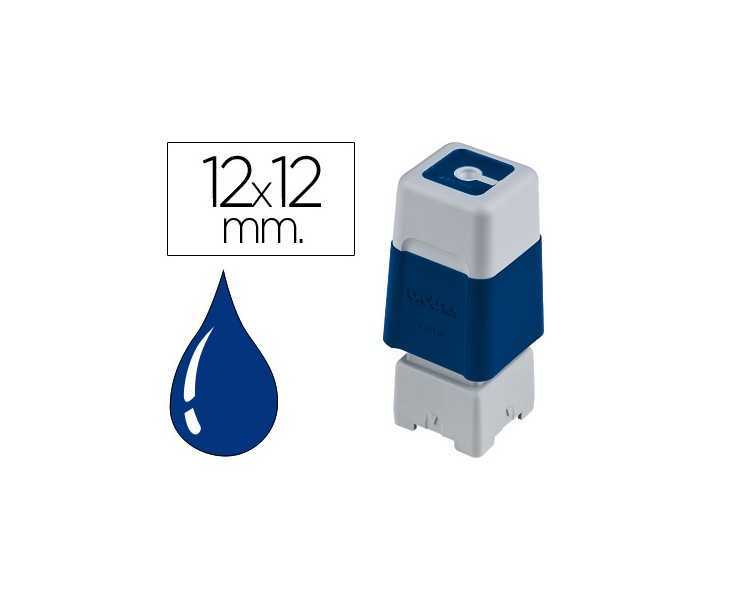 Sello automatico brother 12 mm x 12 mm azul