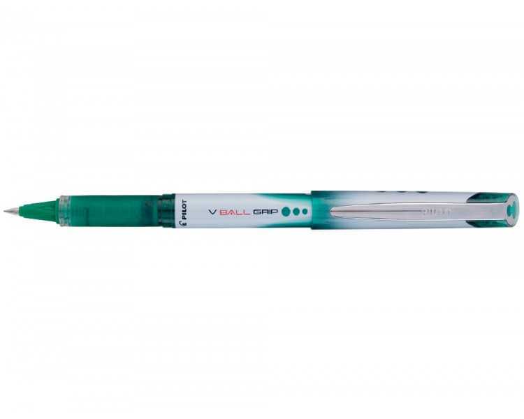 Rotulador pilot roller v-ball grip verde 0.5 mm