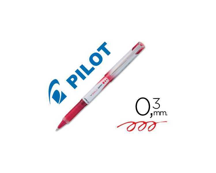 Rotulador pilot roller v-ball grip rojo 0.5 mm
