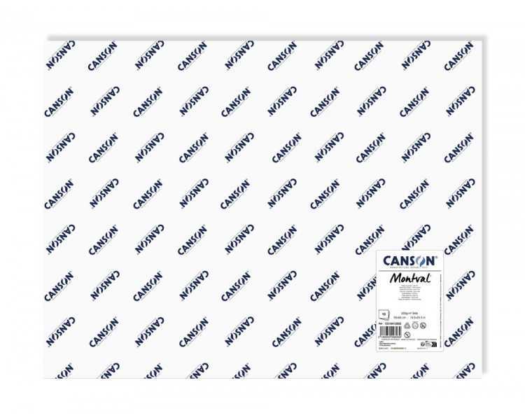 Papel acuarela montval 50x65 cm 200 gr unidad