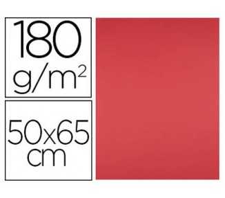 Cartulina liderpapel 50x65 cm 180g/m2 rojo