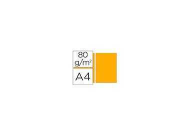 Papel color liderpapel a4 80gr naranja paquete de 100 hojas Papel color liderpapel a4 80gr naranja paquete de 100 hojas