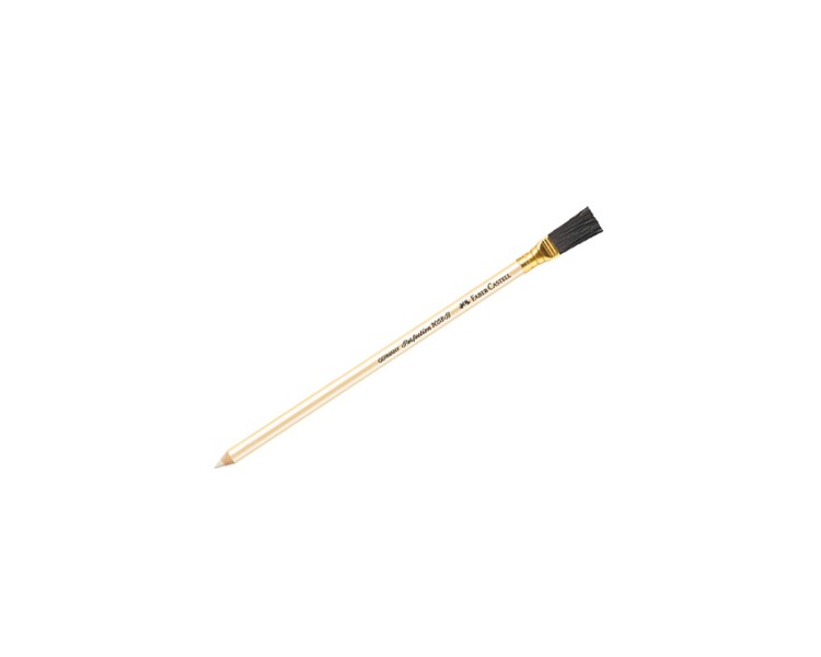 Lapiz faber castell mina de goma con escobilla unidad