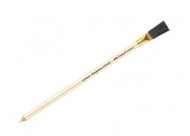 Lapiz faber castell mina de goma con escobilla unidad