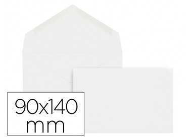 Sobre liderpapel blanco registro extra 90x140 mm caja de 100 unidades
