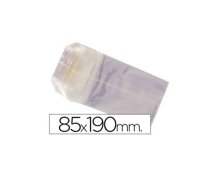 Bolsa celofan 85x190 mm paquete 100 unidades