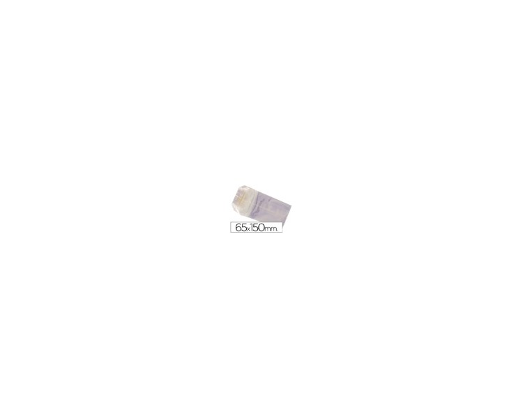 Bolsa celofan 65x150 mm paquete 100 unidades
