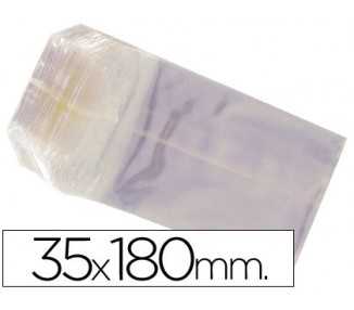 Bolsa celofan 35x180 mm paquete 100 unidades