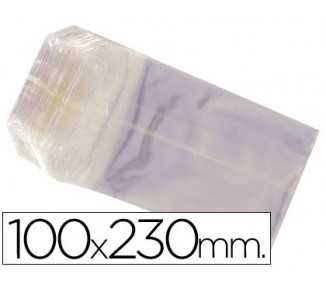 Bolsa celofan 100x230 mm paquete 100 unidades