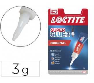 Pegamento loctite 3 gr adhesivo instantaneo original unidad