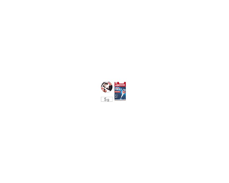 Pegamento loctite 5 gr adhesivo instantaneo precision unidad