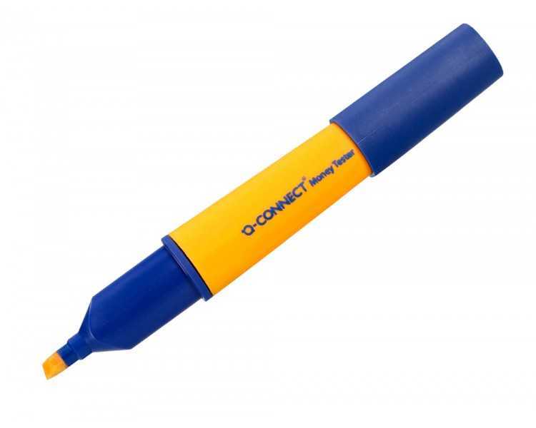 Rotulador q-connect money tester detector de billetes falsos