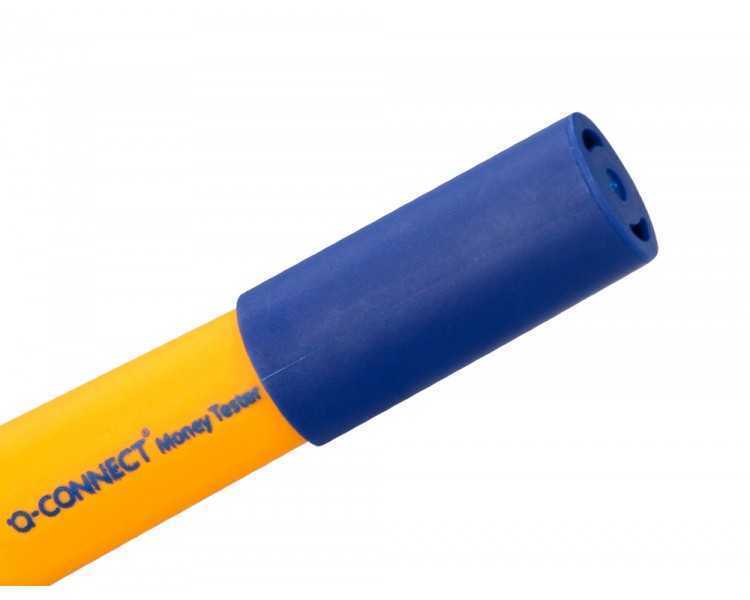 Rotulador q-connect money tester detector de billetes falsos