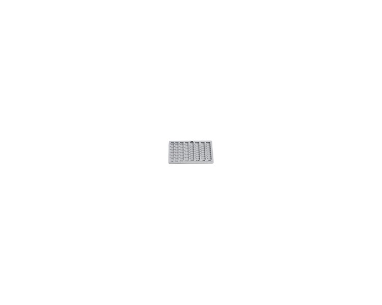 Bandeja portamonedas liderpapel plastico color gris275x155x24/35 mm