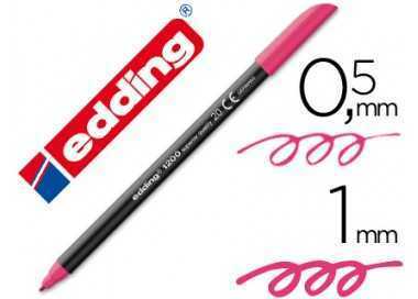 Rotulador edding punta fibra 1200 magenta n.20 punta redonda 0.5 mm