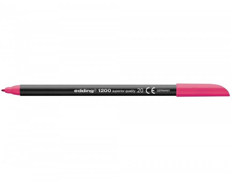 Rotulador edding punta fibra 1200 magenta n.20 punta redonda 0.5 mm