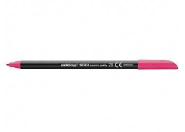 Rotulador edding punta fibra 1200 magenta n.20 punta redonda 0.5 mm