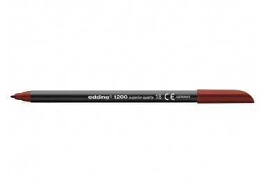 Rotulador edding punta fibra 1200 marron oscuro n. 18 punta redonda 0.5 mm Rotulador edding punta fibra 1200 marron oscuro n. 18 punta redonda 0.5 mm