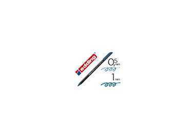 Rotulador edding punta fibra 1200 azul acero n.17 punta redonda 0.5 mm