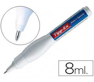Corrector tipp-ex lapiz shake'n squeeze con punta metalica 8 ml