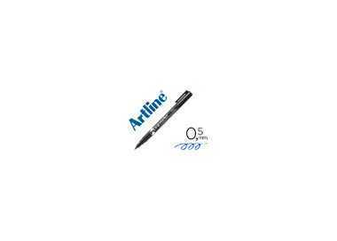 Rotulador artline para cd punta de fibra permanente ek-883 azul -punta redonda 0.5 mm