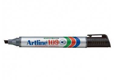 Rotulador artline marcador permanente 109 negro punta biselada Rotulador artline marcador permanente 109 negro punta biselada