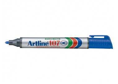 Rotulador artline marcador permanente 107 azul punta redonda