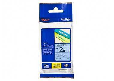 Cinta brother tze531 azul-negro 12mm longitud 8 mt