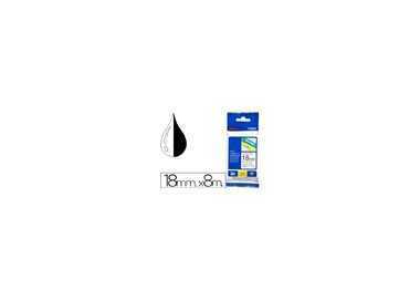 Cinta brother tze241 blanco-negro 18mm longitud 8 mt Cinta brother tze241 blanco-negro 18mm longitud 8 mt