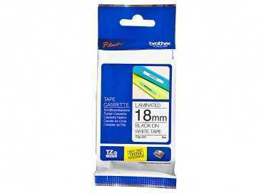 Cinta brother tze241 blanco-negro 18mm longitud 8 mt Cinta brother tze241 blanco-negro 18mm longitud 8 mt