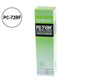 Repuesto fax t104/106 brother de transferencia termica 2 bobinas duracion 140 paginas