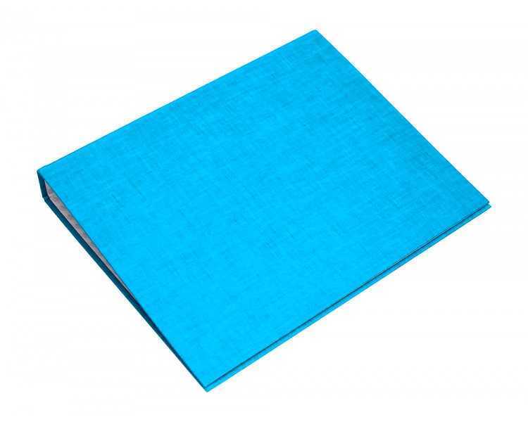 Carpeta de 4 anillas 25mm mixtas liderpapel folio carton forrado paper coat celeste