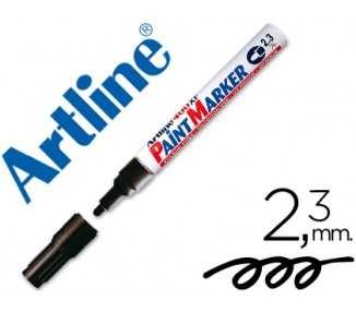 Rotulador artline marcador permanente ek-400 xf negro -punta redonda 2.3 mm -metal caucho y plastico