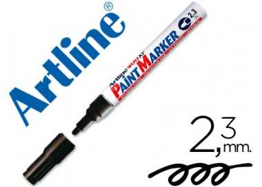 Rotulador artline marcador permanente ek-400 xf negro -punta redonda 2.3 mm -metal caucho y plastico