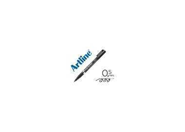 Rotulador artline para cd punta de fibra permanente ek-883 negro -punta redonda 0.5 mm