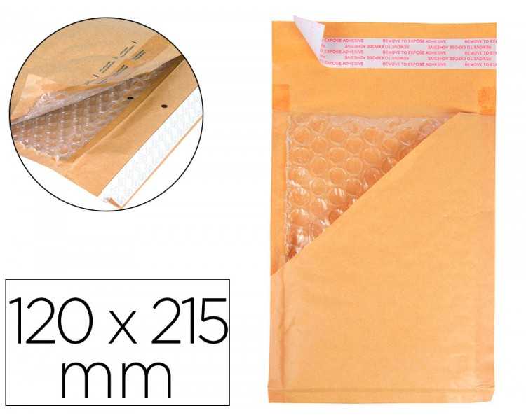 Sobre burbujas crema q-connect b/00 120 x 215 mm