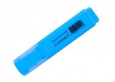Rotulador q-connect fluorescente azul punta biselada Rotulador q-connect fluorescente azul punta biselada