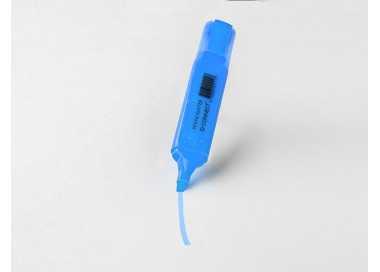 Rotulador q-connect fluorescente azul punta biselada Rotulador q-connect fluorescente azul punta biselada