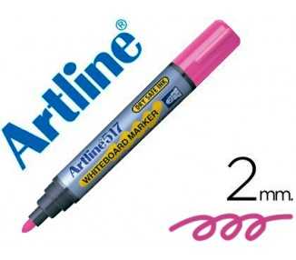 Rotulador artline pizarra ek-517 rosa punta redonda 2 mm tinta de bajo olor