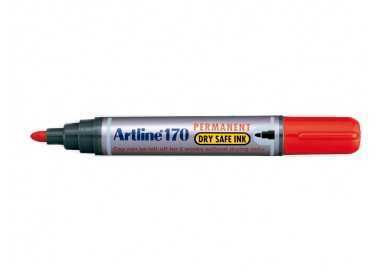 Rotulador artline marcador permanente 170 rojo punta redonda 2 mm antisecado Rotulador artline marcador permanente 170 rojo punta redonda 2 mm antisecado