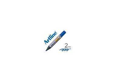 Rotulador artline marcador permanente 170 azul punta redonda 2mm antisecado