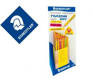 Lapices fluorescente staedtler top star expositor de 48 unidades colores surtidos
